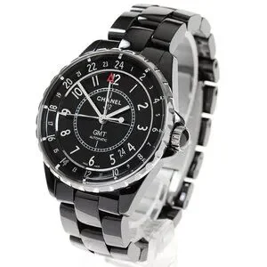 CHANEL | Accessories | Chanel J2 H312 Gmt Black Ceramic  display picture 1